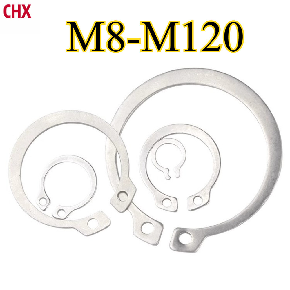 Retaining Bearing Elastic Spring C-shaped Snap Ring C-type External ...