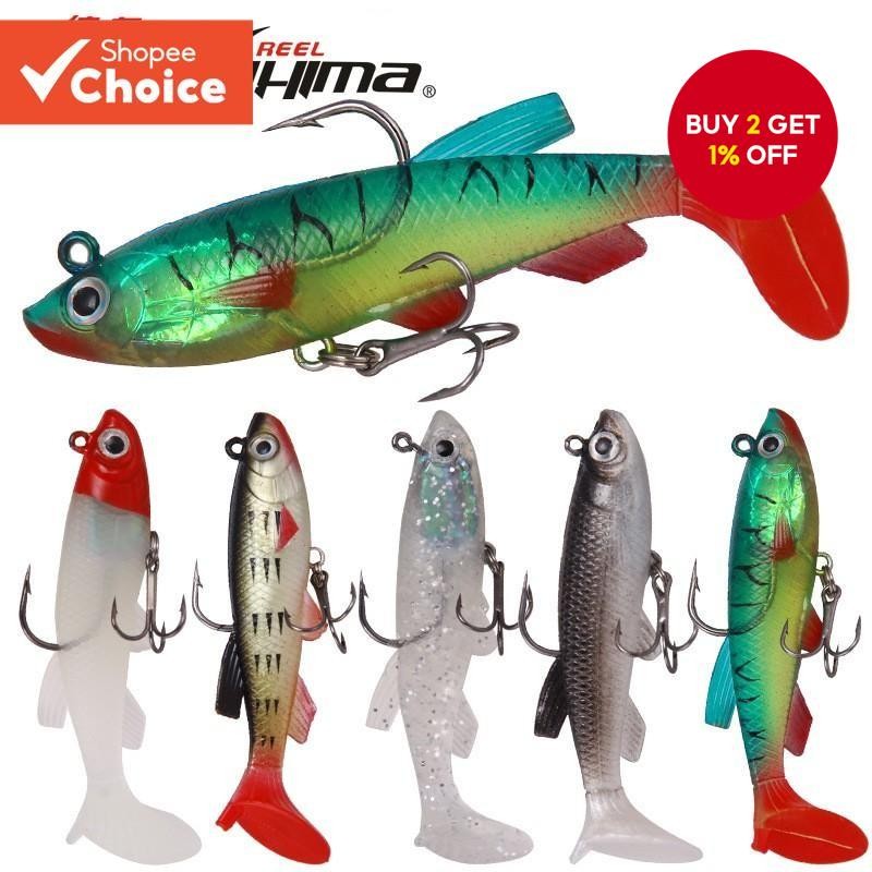 8cm/13g Lifelike Soft Lure - 3D Eye Swimming Bait with High Sound Hook ...