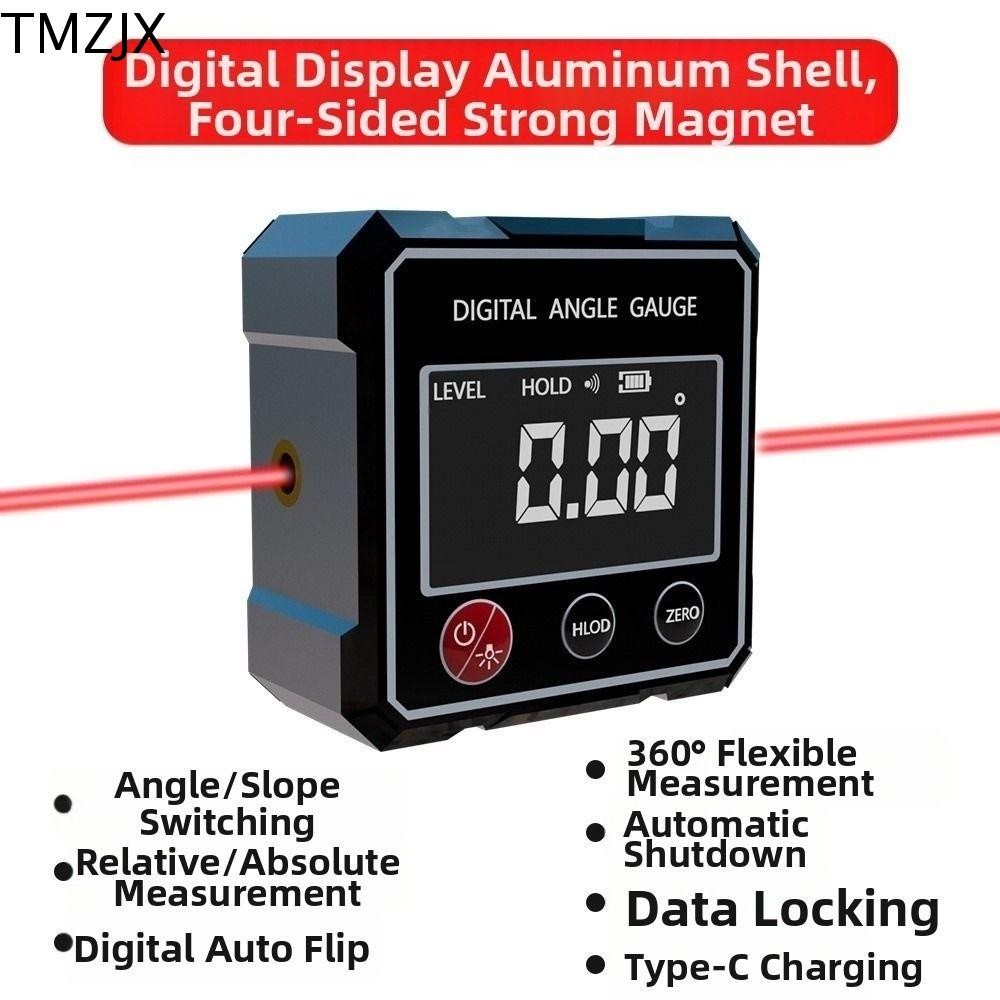 TMZJX Angle Finder, Digital Display Base Digital Inclinometer ...