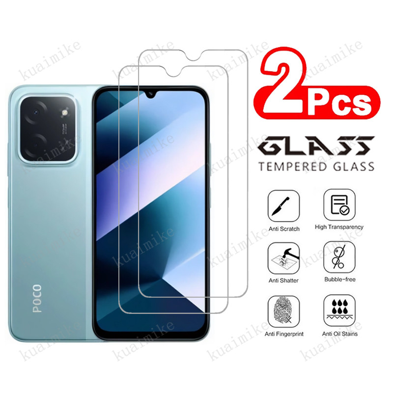 2 PCS POCO C85 Tempered Glass Film for Xiaomi POCO F7 F8 Pro F8 Ultra ...