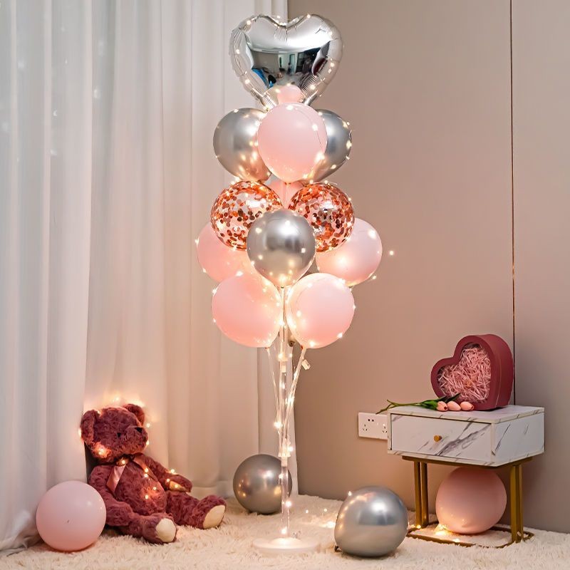 Luminous Floating Column Balloon Table Floating Birthday Decoration ...