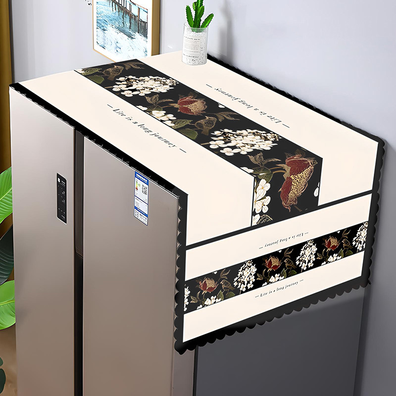 Top Refrigerator Dust Cover Water Proof Kitchen Washing Machine Dust ...
