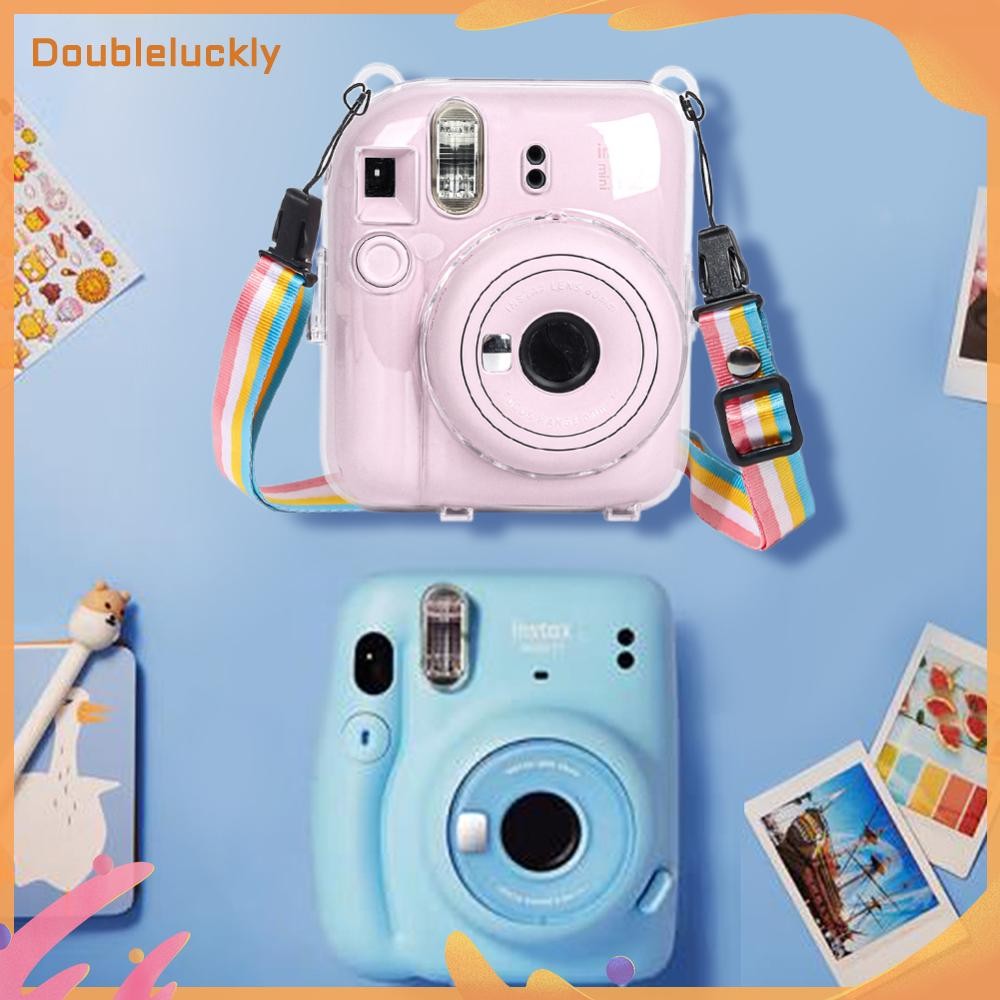 Mini Camera Case PC Crystal Protective Shell Transparent Storage Case ...