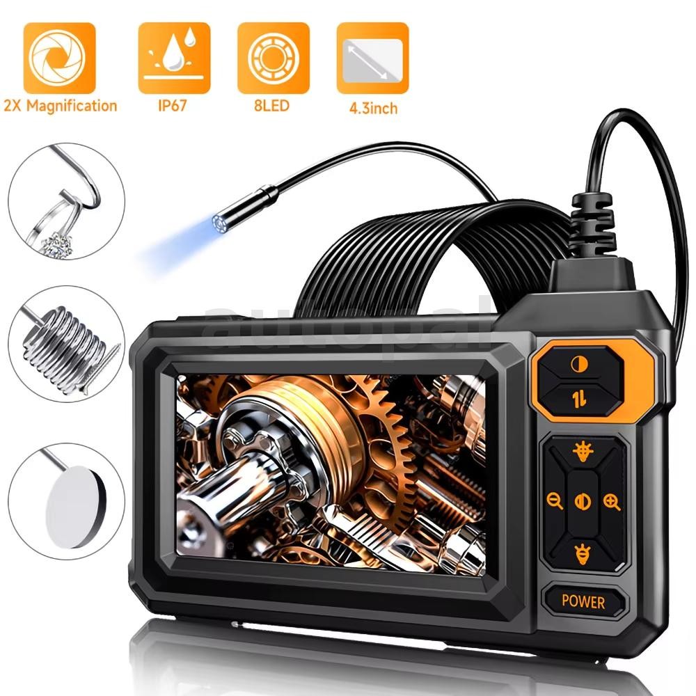 ES04 4.3-inch IPS Display Screen Digital Industrial Endoscope for ...
