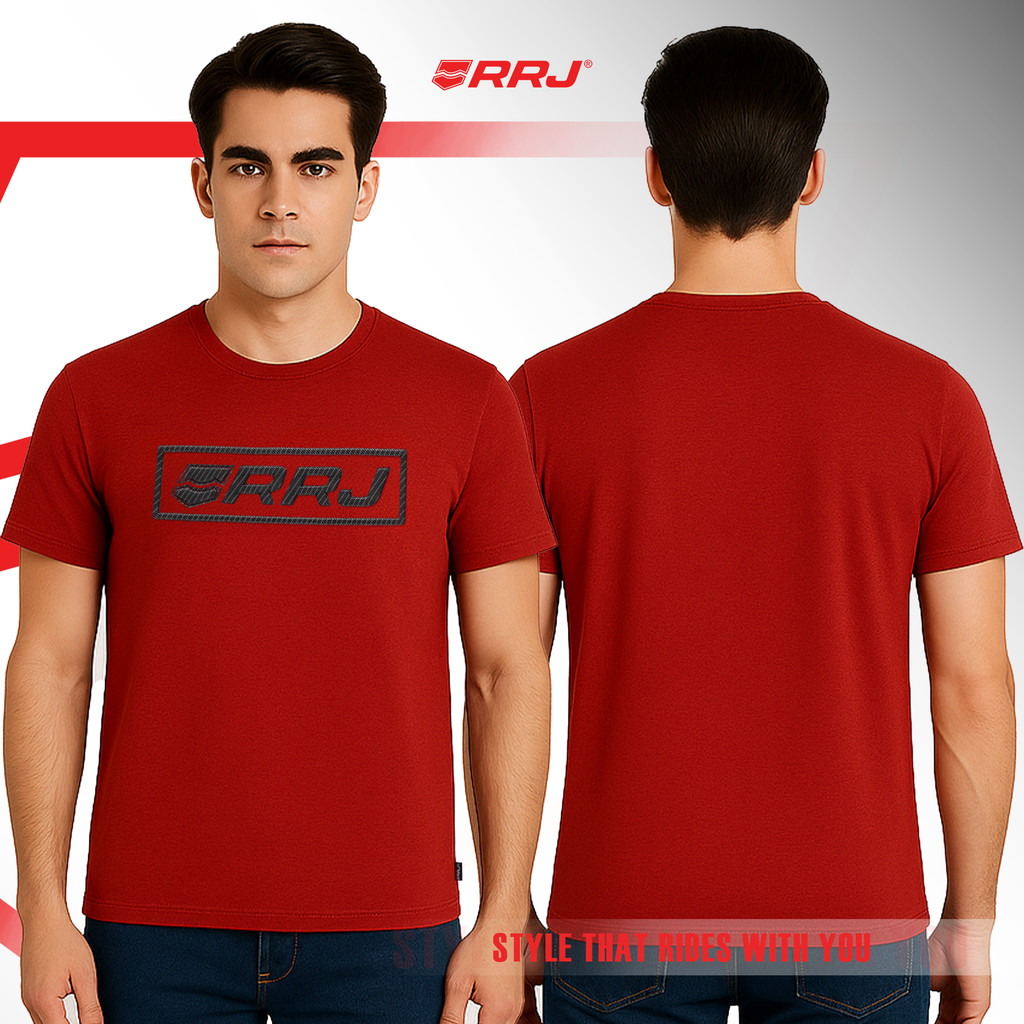 RRJ Men's Basic Tees Semibody Fitting 183582 (Red) | Shopee Philippines