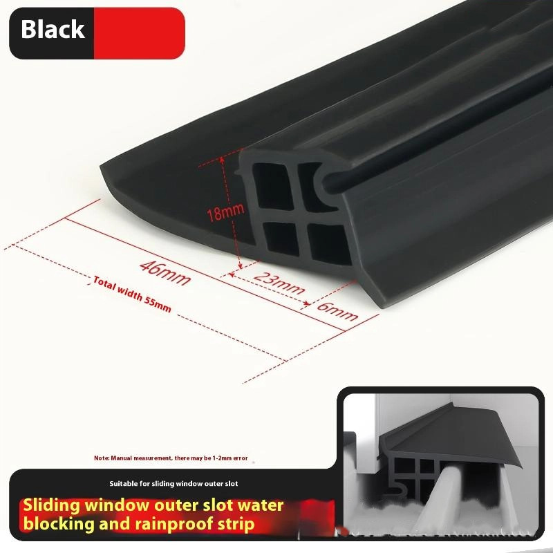 [newnorthcast] 50cm Home Window Water Blocking Bar Sliding Window Rain ...
