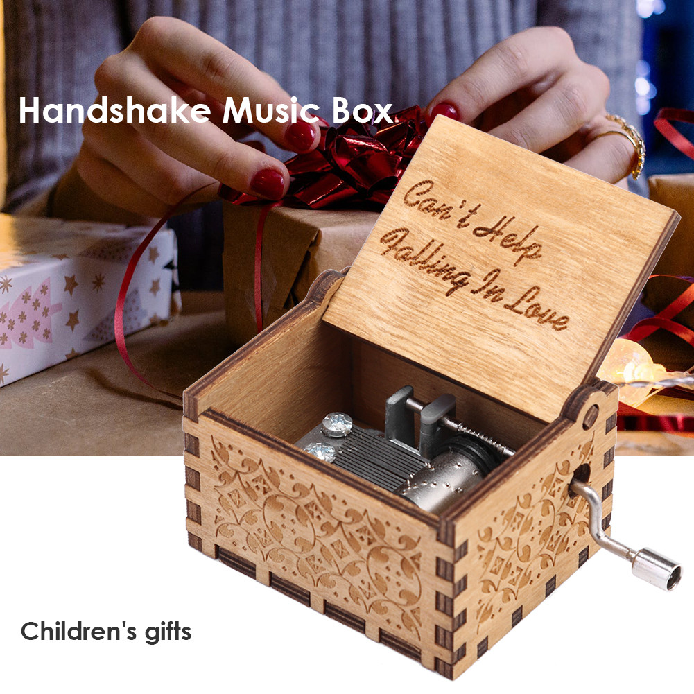 Wooden Graduation Music Box Exquisite Household Mini Ornaments Creative ...