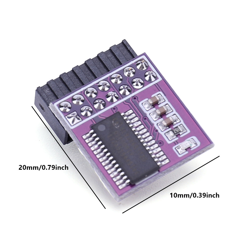 14Pin Encryption Security Module LPC Interface GC-TPM2.0 Board Remote ...