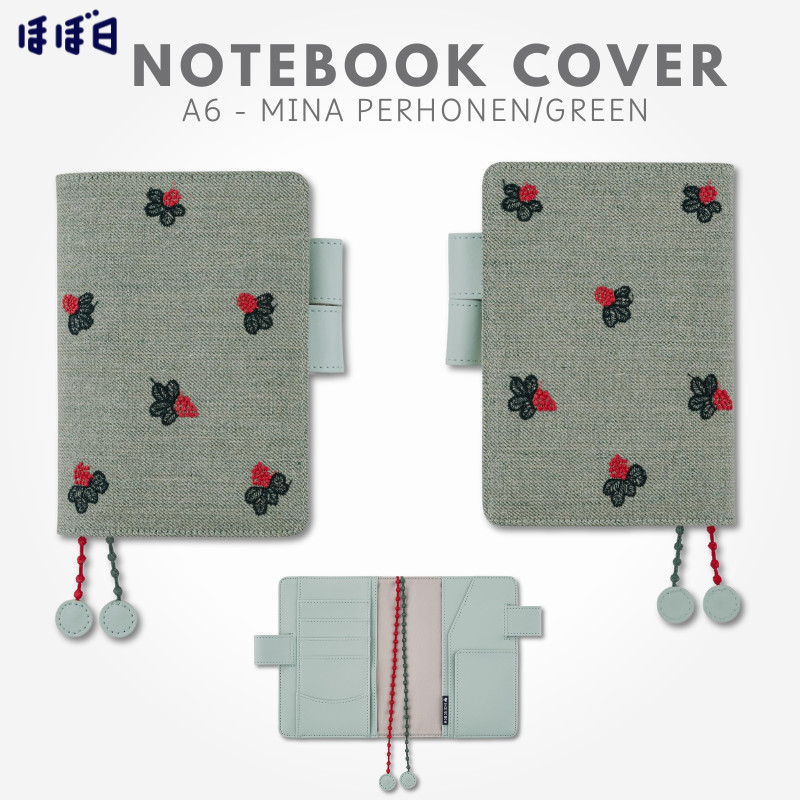 Hobonichi Techo Original (A6) Notebook Cover - Mina Perhonen/light ...