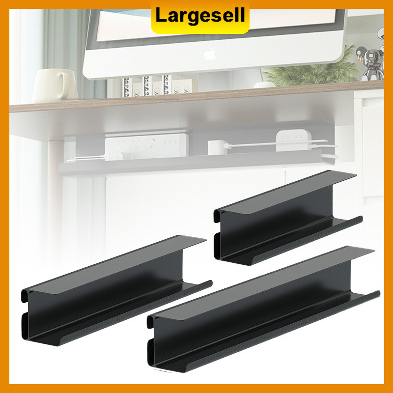 Self-adhesion Under the Table Cable Management Rack with Wire Storage ...