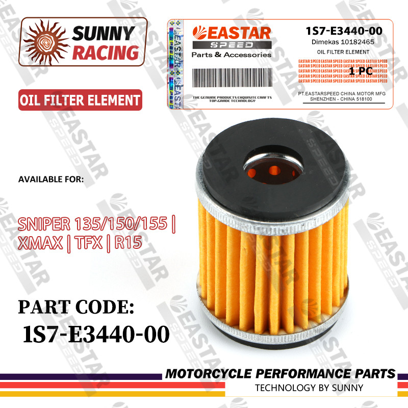 Oil Filter Sniper135 150 TFX150 R15 V2 V3 XSR155 MT15 Xmax Vega Crypton ...