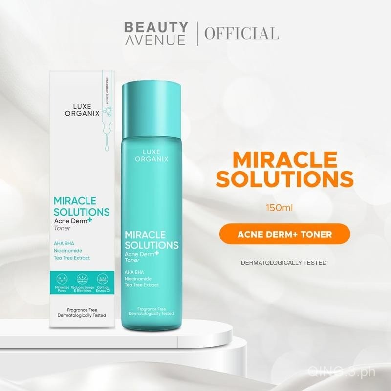 Luxe Organix Miracle Solutions Aha/Bha Pore Toner 150ml | Shopee ...