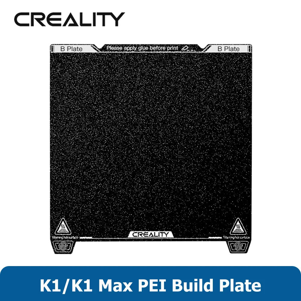 Creality K1 MAX PEI Build Plate Kit Flexible Spring Steel Platform with ...