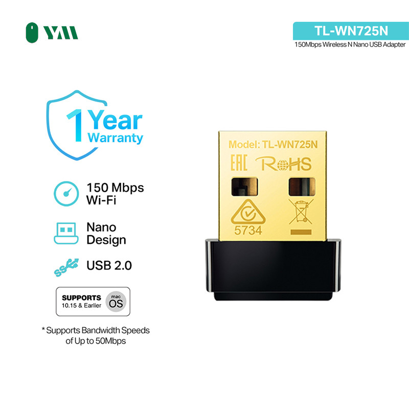 YYM | TP-LINK TL-WN725N Wi-Fi Dongle For PC USB Wi-Fi Adapter Wi-Fi ...