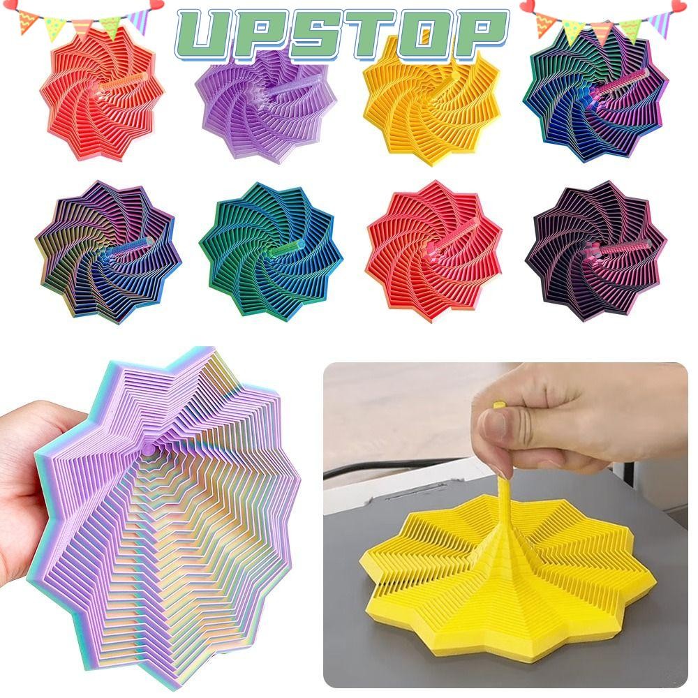 UPSTOPBO Expanded Sensory Fidget Star, Printed with Handles Fractal ...
