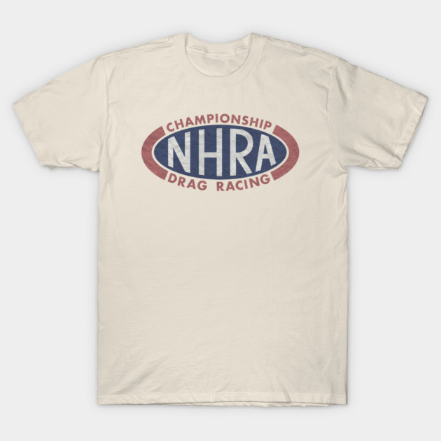 Vintage NHRA Drag Racing T-Shirt-Retro Style Authentic Cotton 1 White ...