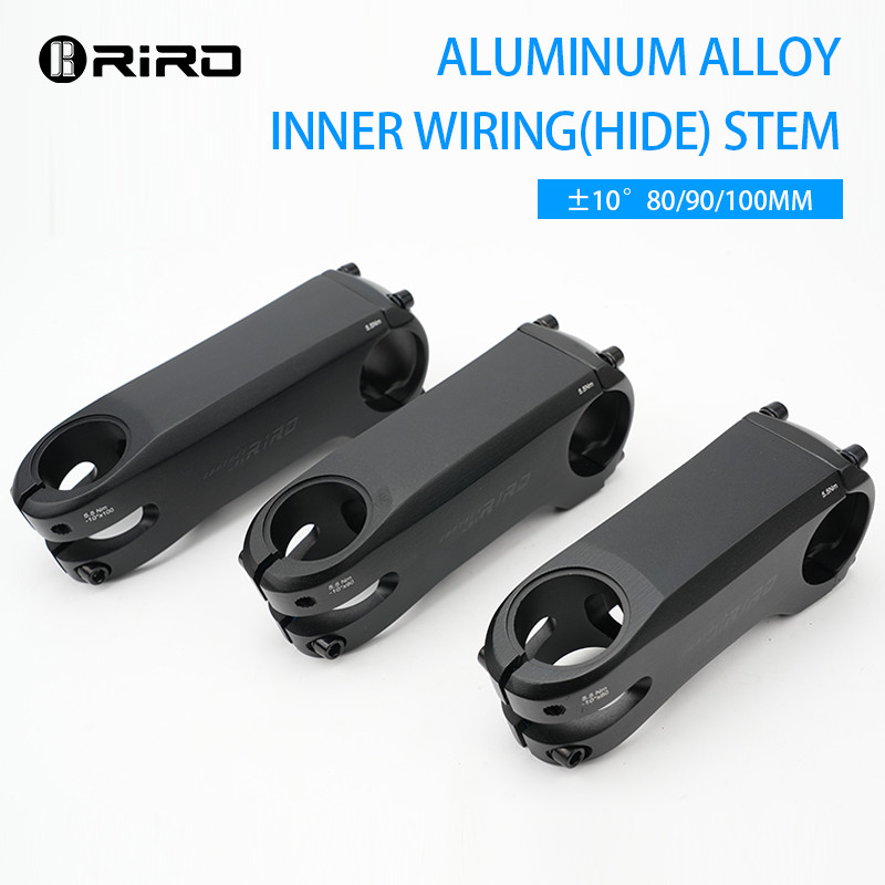 RIRO Bicycle Internal wiring Stem 10° 80/90/100mm 3D Aluminum Alloy MTB ...