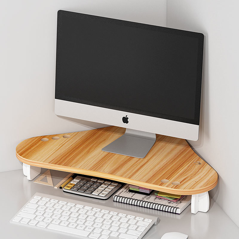 Desktop Computer Monitor Elevated Rack Right Angle Rack Corner Rack Arc ...