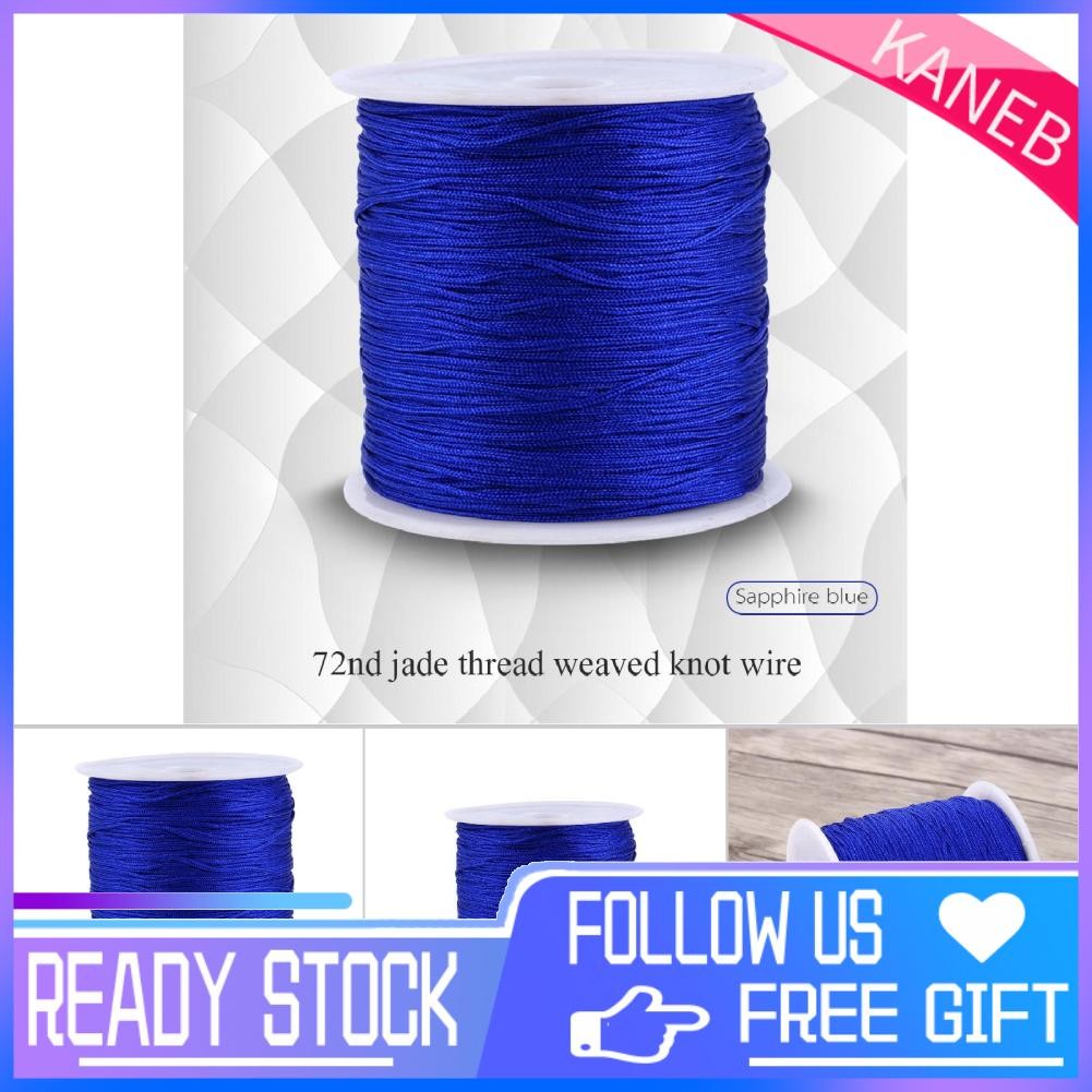 PH PandaHall 295yard/270m 0.8mm Nylon String per Bracciali, 6 Colori Cinese Knotting Cord Beading Filo Intrecciato Lift Shade Cord per Gioielli Making Kumihimo Wrapping Supplies DIY Crafts