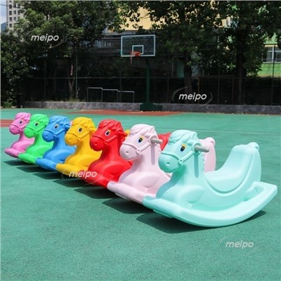 Cute Plastic Animals Rocking Horse Multi-Color Optional Kindergarten ...