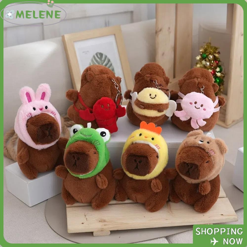 MELENE CapIbara Keychain, Bag Accessories Cartoon Key Chain, Kawaii ...