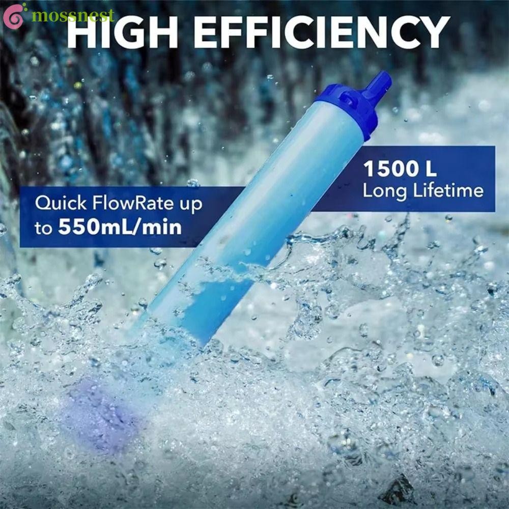 MOSSNEST Mini Water Filter Straw, Mini Purifier Purification Water ...