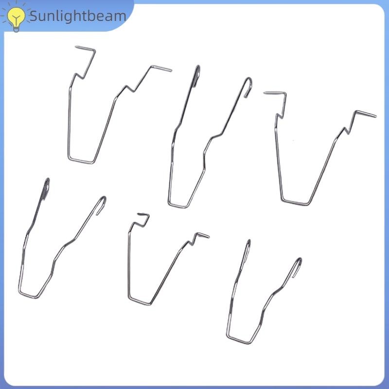 # Light # 6Pcs Metal Headlight Bulb Spring Clips For H1 H3 H4 H7 Car ...