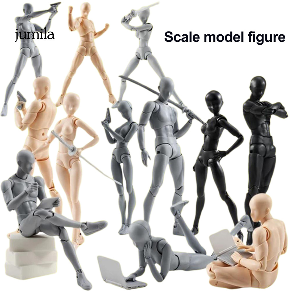 Action Figure with Stand Artists Action Figure Poseable Articulated ...