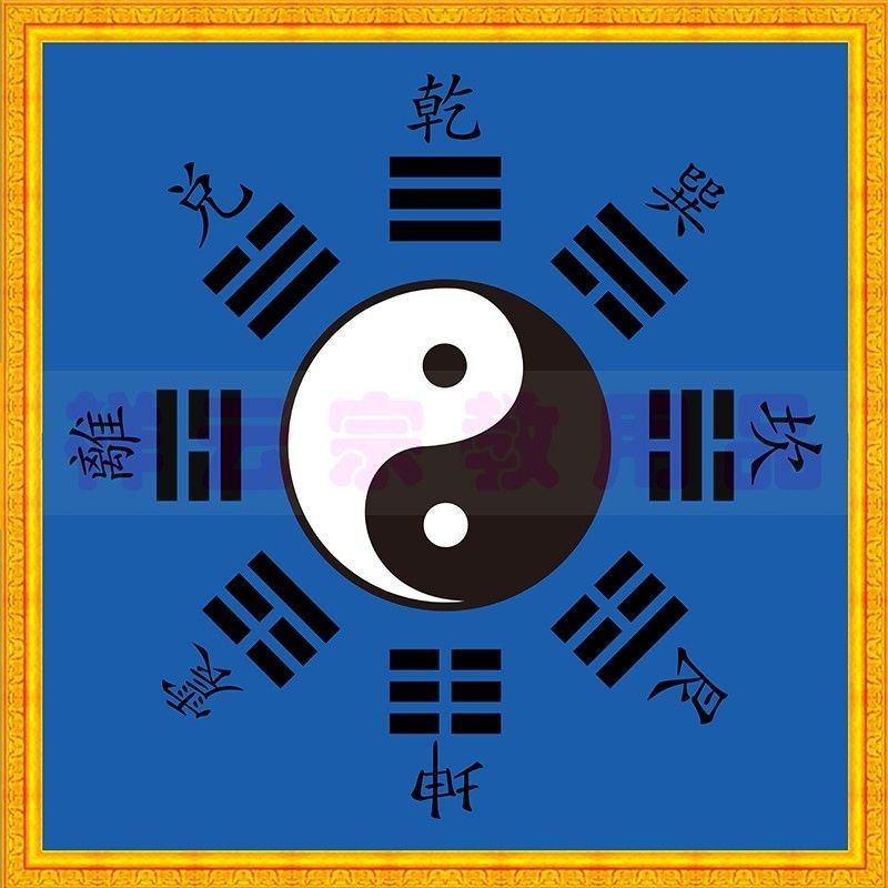 2025 New Product Tai Chi Trigram Chart Wall Painting I Ching Zhouyi ...