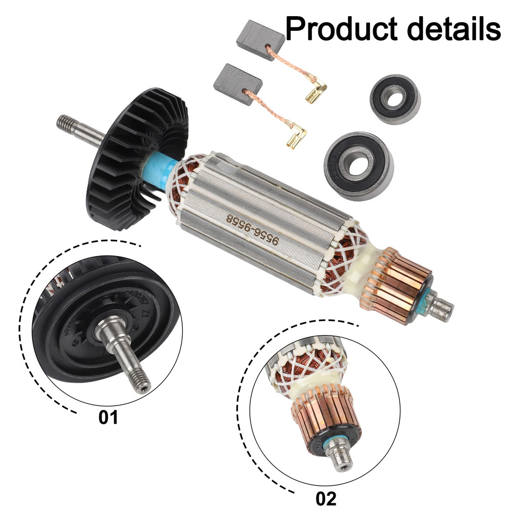 ANKER ROTOR LÄUFER für Makita Winkelschleifer 9554 NB , 9555 NB , 9554NB ,9555NB EUR 16,99 - DE