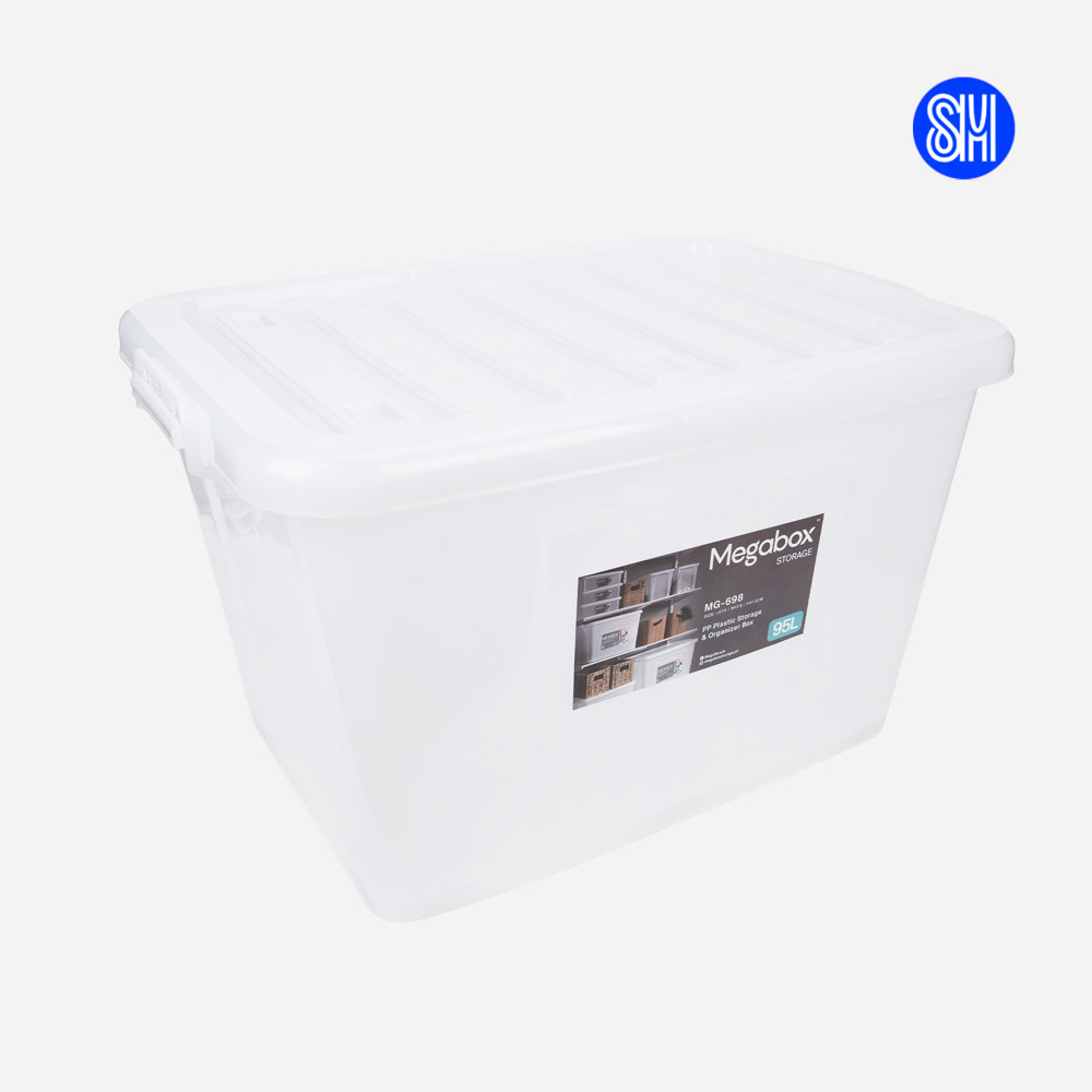 Megabox Storage Box (Clear) - 95L | Shopee Philippines