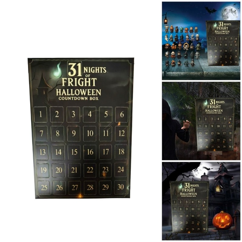 blg 31 Days Of Fright Halloween Advent Calendar 2025 Collectible Figure ...