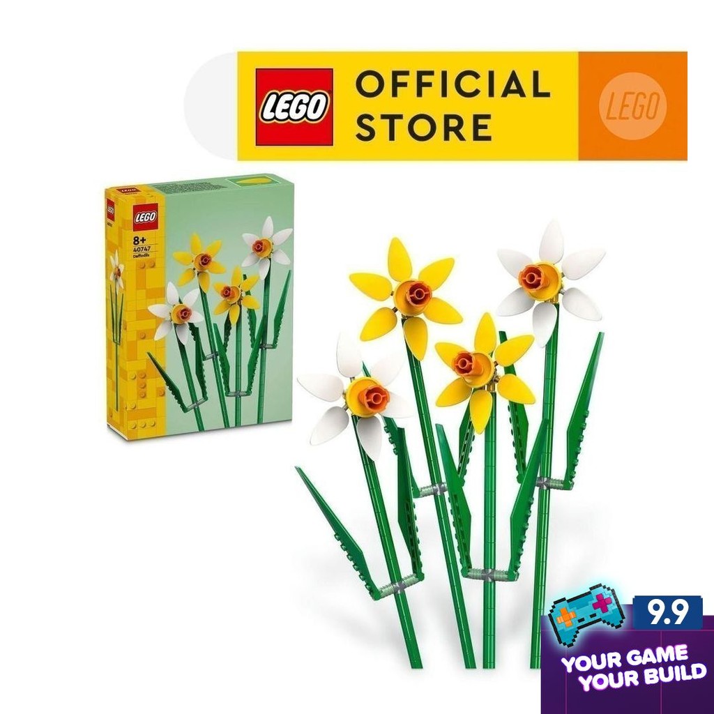 LEGO Iconic 40747 Daffodils Celebration Gift (216 Pieces) | Shopee ...