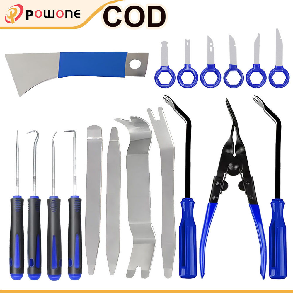 Car Auto Oil Seal Screwdrivers Metal prying plate Audio key disassembly ...