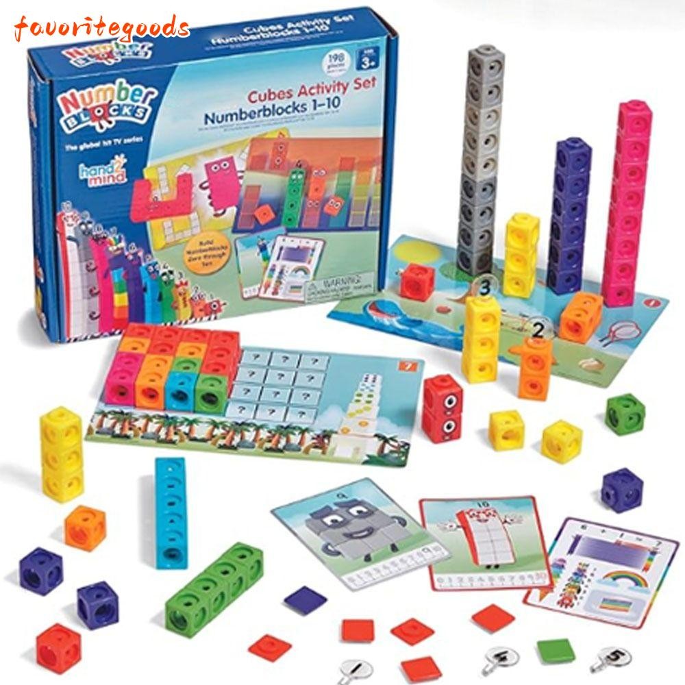 FAVORITEGOODS Numberblocks, Number 1 to 10 Multicolor Building Block ...