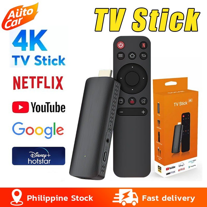 4K HD TV Stick Android 13.0 HDMI 8+128GB Wifi Smart Media Player Mini ...