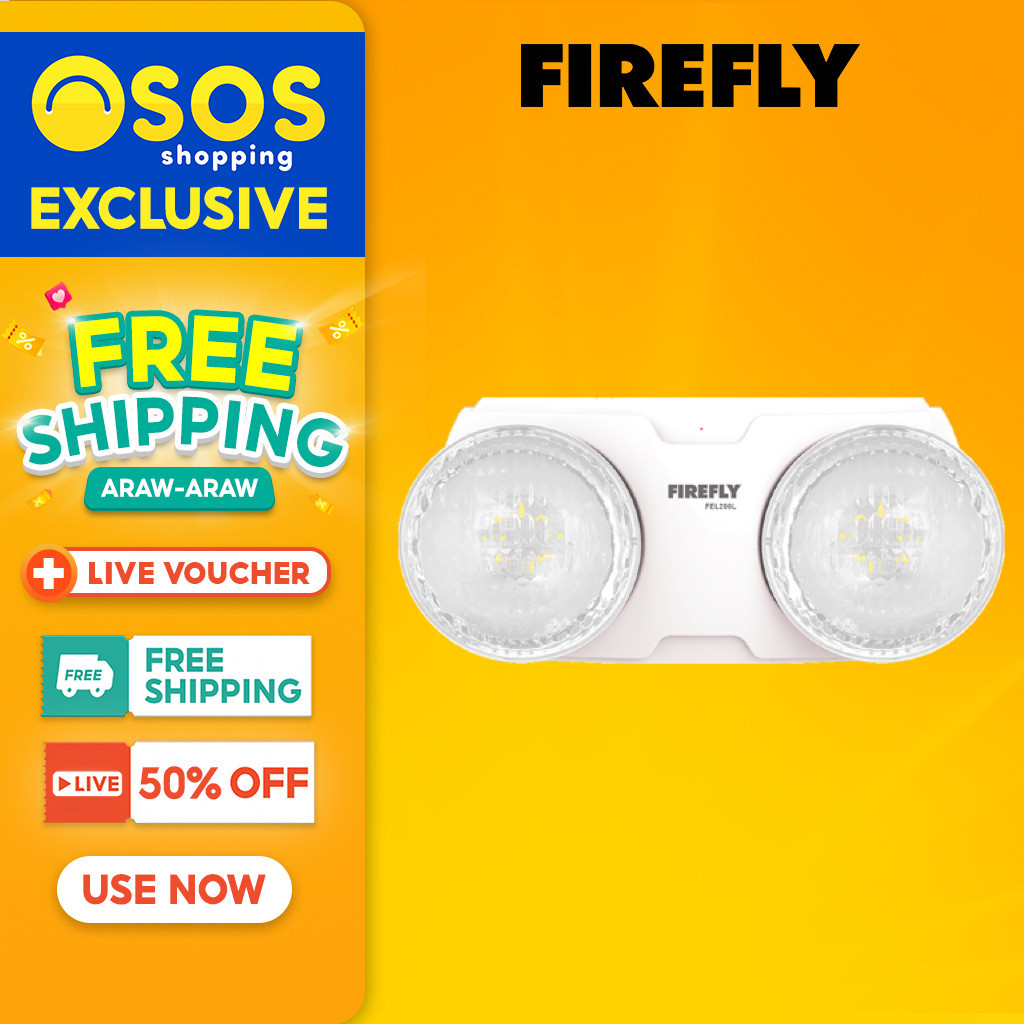 FIREFLY FEL208L Dual Optic Rechargeable Commercial Safety Rechargeable ...