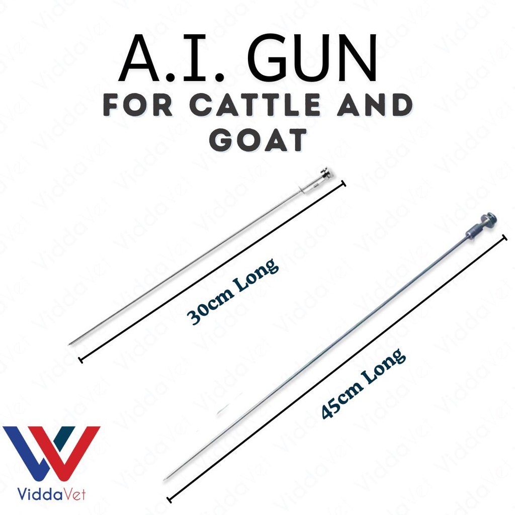 AI Gun Rod for Goat and Cattle Breeding Use Stainless Steel Farm ...
