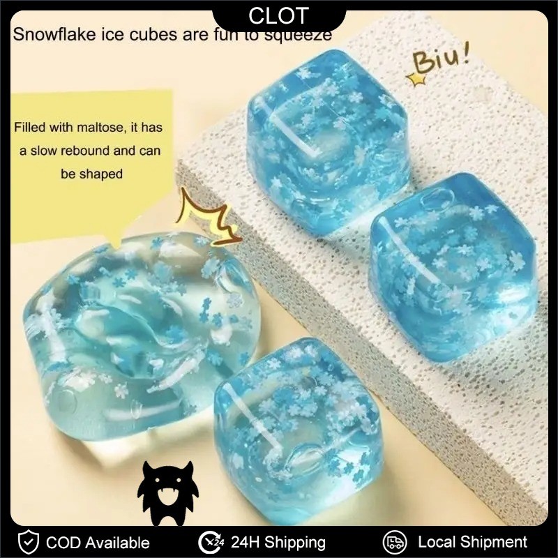 Refreshing Water Cube Kneading and Decompression Soft Rubber Toy ...
