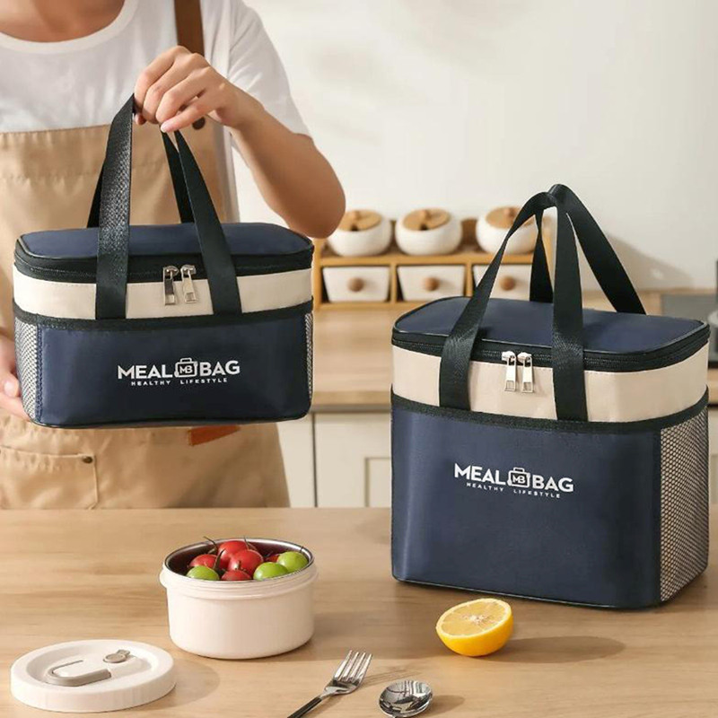 Moneyc Portable Insulated Lunch Bag Large Capacity Picnic Food Box ...