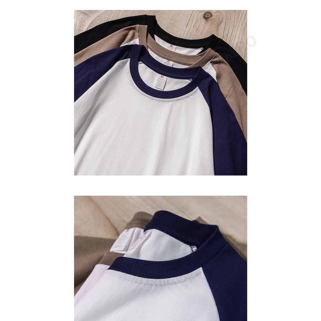 American Style 240G Heavyweight Pure Cotton Raglan Sleeve Short-Sleeved ...