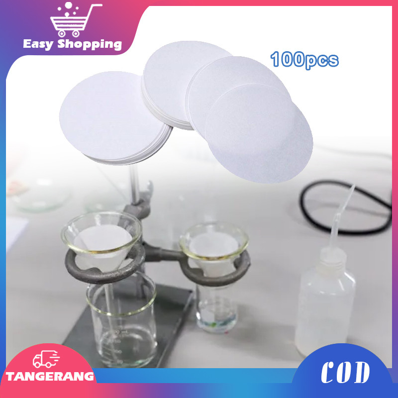 100pcs Round Filter Paper Laboratory Filter Paper Membrane Paper ...