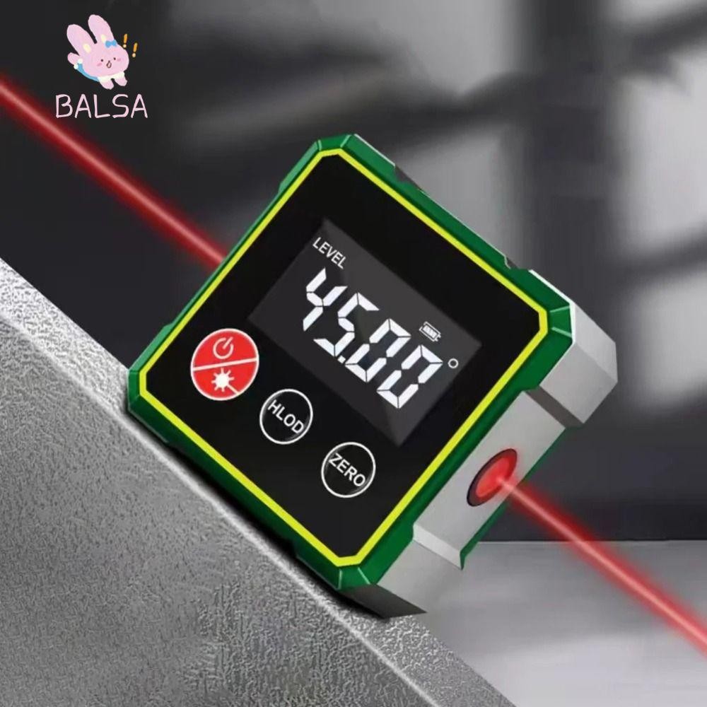 BALSA Laser Inclinometer, Magnetic Rechargeable Angle Level, Portable ...