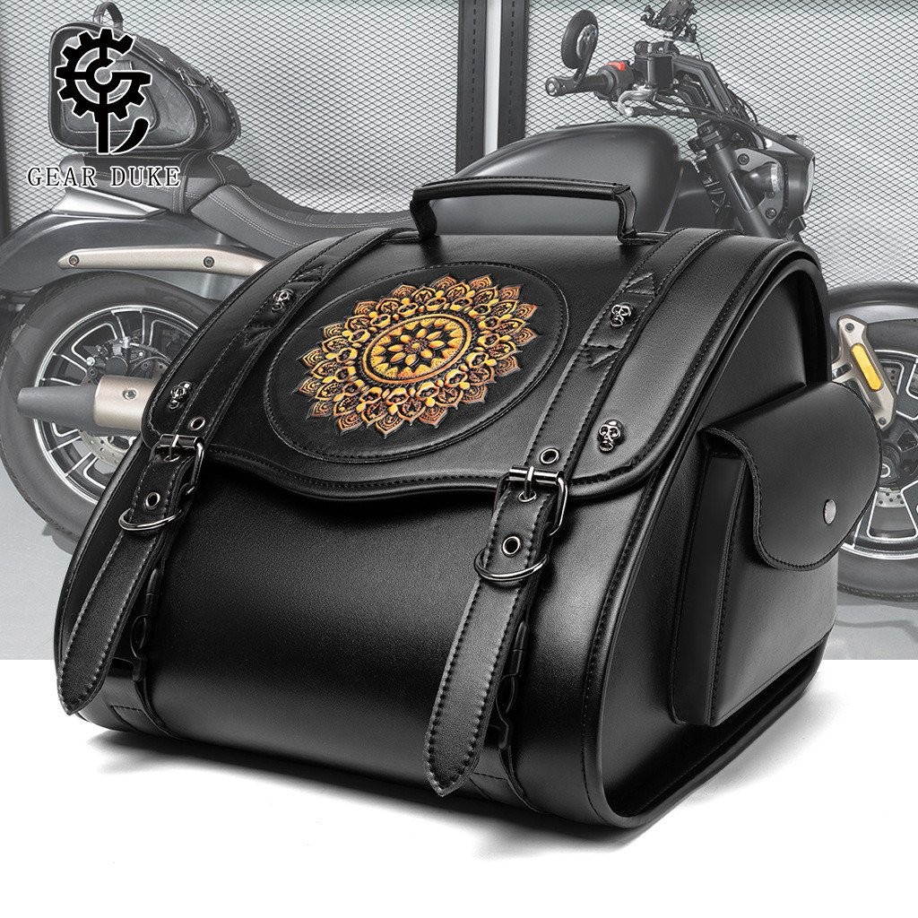 Best-selling retro-style Harley-Davidson motorcycle tail bag - PU ...