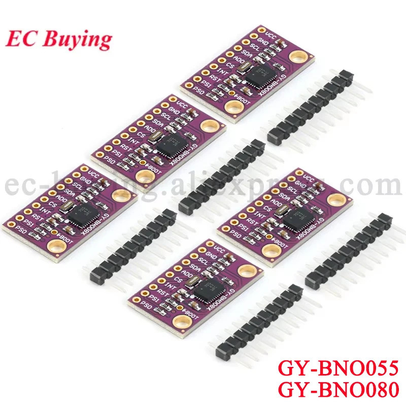 5Pcs/1pc BNO080 BNO055 AR VR IMU Nine Axis 9DOF AHRS Sensor Module 9 ...