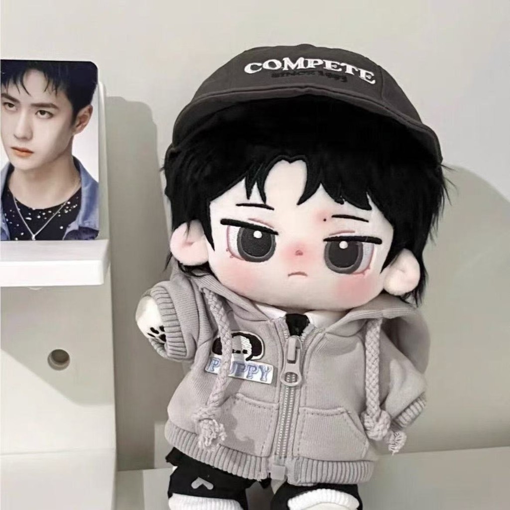 Wang Yibo Cotton Doll Coobo Coobo 20cm Celebrity Fan Doll Cool Handsome ...