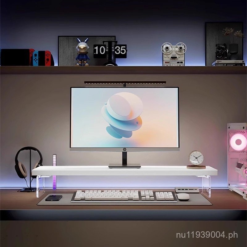 Heightening Desktop Computer Stand Riser Desktop Office Desk Keyboard ...