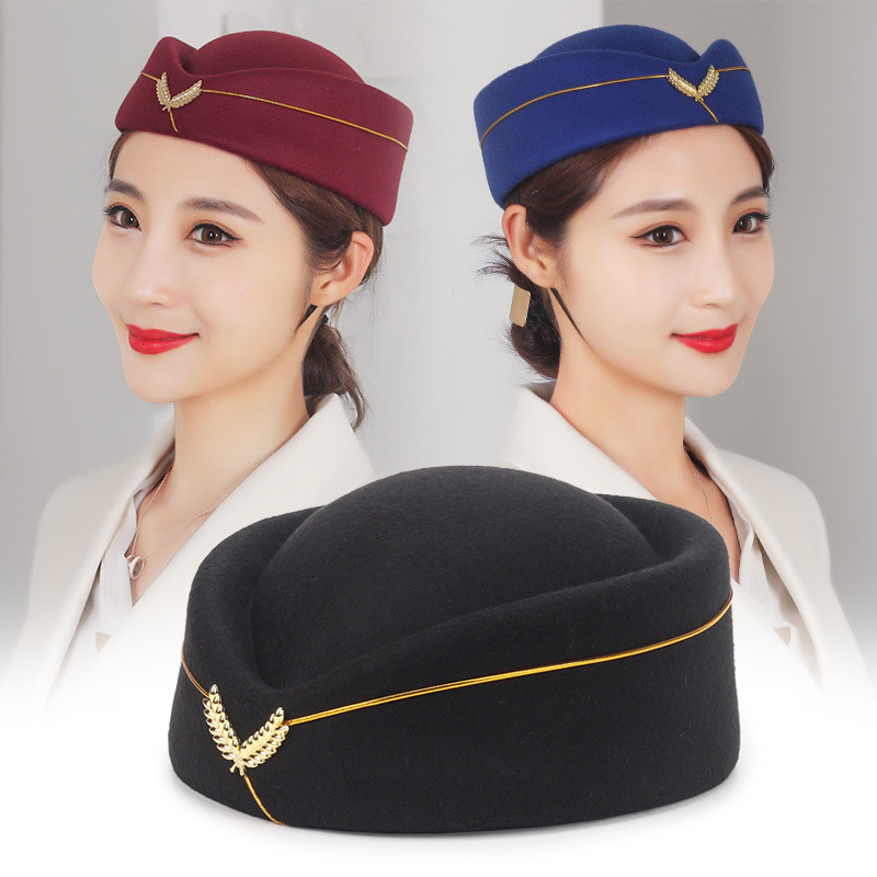 Stewardess Hat Hotel Front Desk Etiquette Ceremonial Battle Drum ...