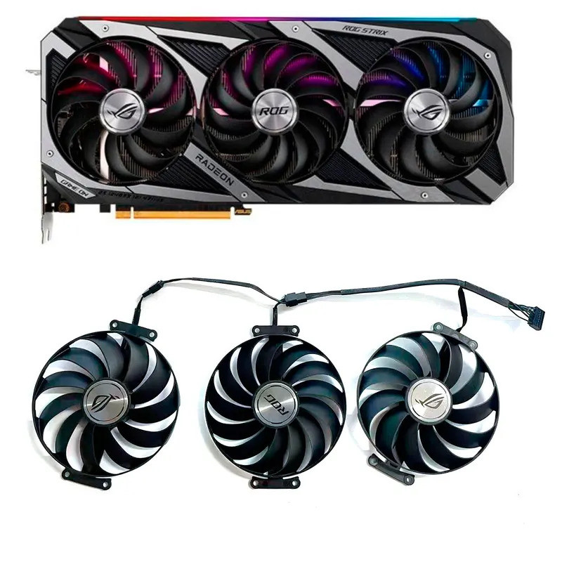 Cooling Fan T129215SU CF1010U12S Graphics Card Fan For ASUS ROG STRIX ...