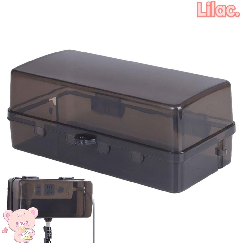 LILAC Plug Box, Plastic Anti-theft Extension Lead Cover, Portable ...
